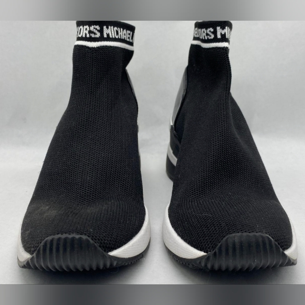 Michael Kors Skyler Logo Stretch-Knit Sock Sneakers Size 8 NWOT MSRP $165 - Picture 3 of 9